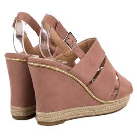 Primavera Sandale cu pulbere roz 1