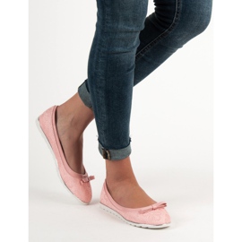 SHELOVET Balerină Cu Dantelă roz 1 SHELOVET Balerină Cu Dantelă roz 1