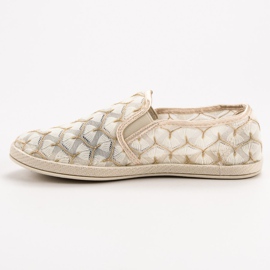 Lace VICES Slipons maro 1