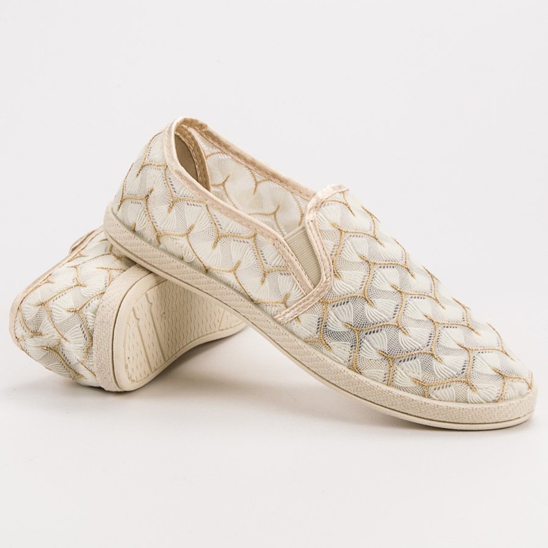 Lace VICES Slipons maro 2