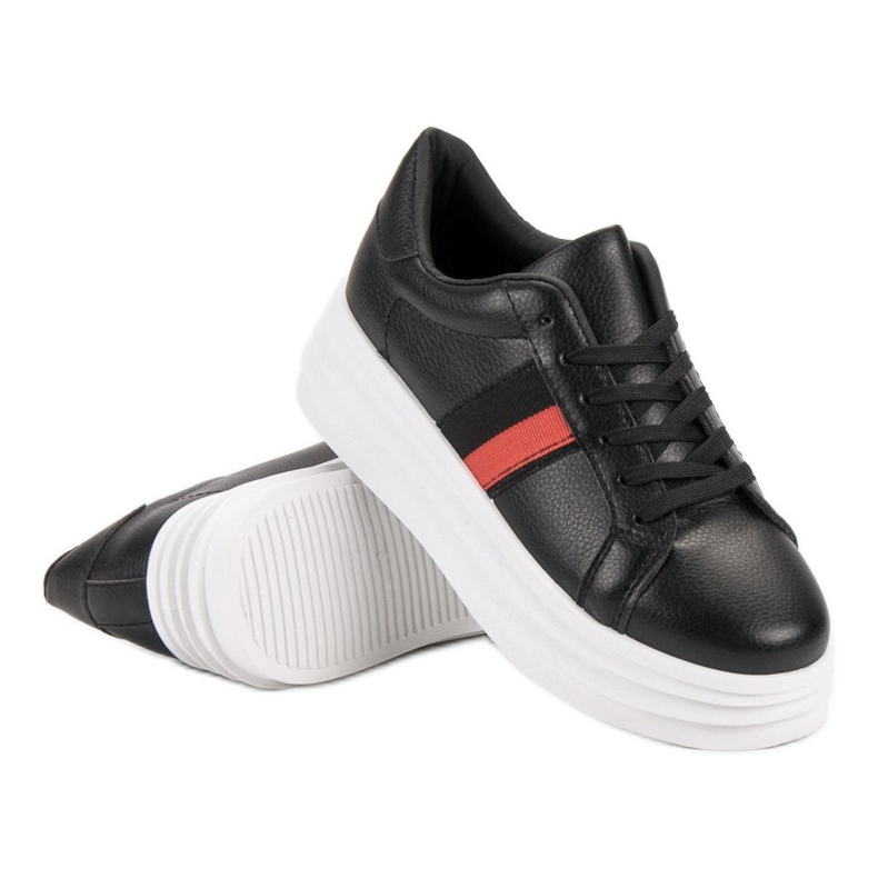 SHELOVET Pantofi sport negri negru 2