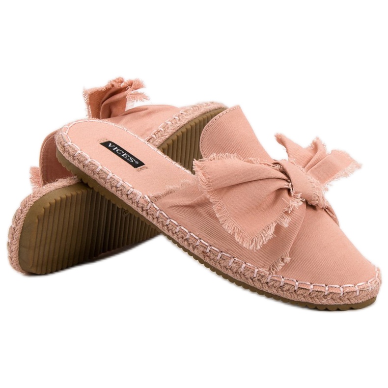 Papuci VICES încorporați roz 2
