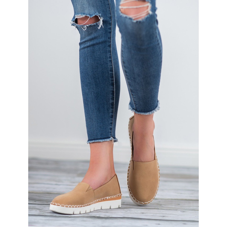 Încălțăminte slip-on pentru femei VICES maro 1