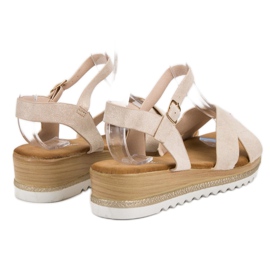 Bello Star Sandale din piele de căprioară maro 1 Bello Star Sandale din piele de căprioară maro 1