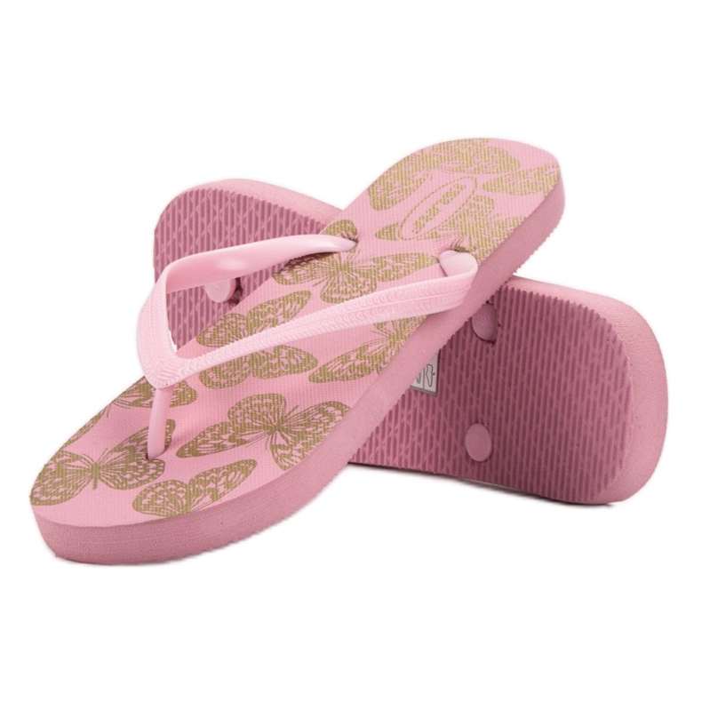 SHELOVET Flip-flops ușoare roz 2