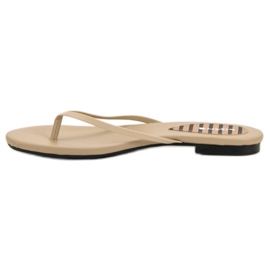 SHELOVET Flip-flops clasice maro 1 SHELOVET Flip-flops clasice maro 1