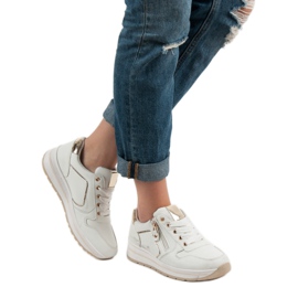 SHELOVET Pantofi sport albi 2