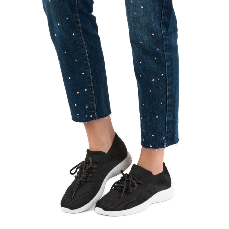 SHELOVET Încălțăminte de sport textilă negru 2 SHELOVET Încălțăminte de sport textilă negru 2