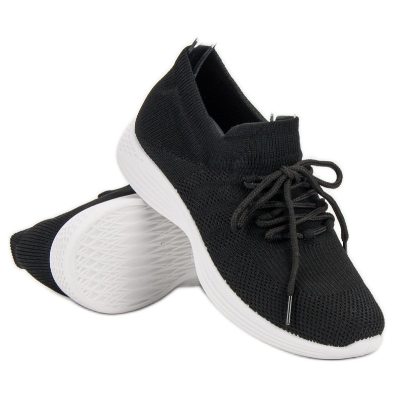 SHELOVET Încălțăminte de sport textilă negru 1 SHELOVET Încălțăminte de sport textilă negru 1