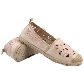 VICES Espadrile din piele de căprioară maro 1