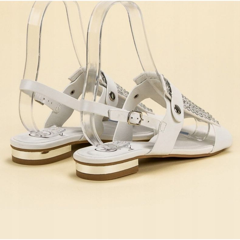 Kylie Sandale albe pentru femei 1