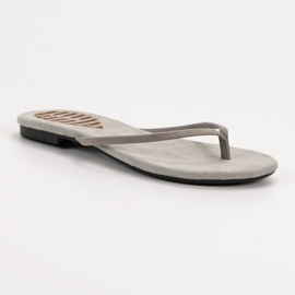 SHELOVET Flip-flops clasice gri 2
