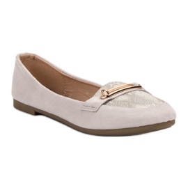 Top Shoes Balerini elegante gri 1 Top Shoes Balerini elegante gri 1