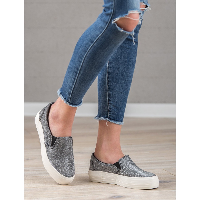 SHELOVET Sliponi casual gri 1 SHELOVET Sliponi casual gri 1