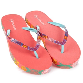 Mckeylor Papuci de damă Coral roșu 1 Mckeylor Papuci de damă Coral roșu 1