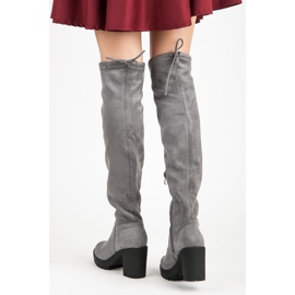 Vices Muschetarii de piele de căprioară pe un stâlp gri 1 Vices Muschetarii de piele de căprioară pe un stâlp gri 1