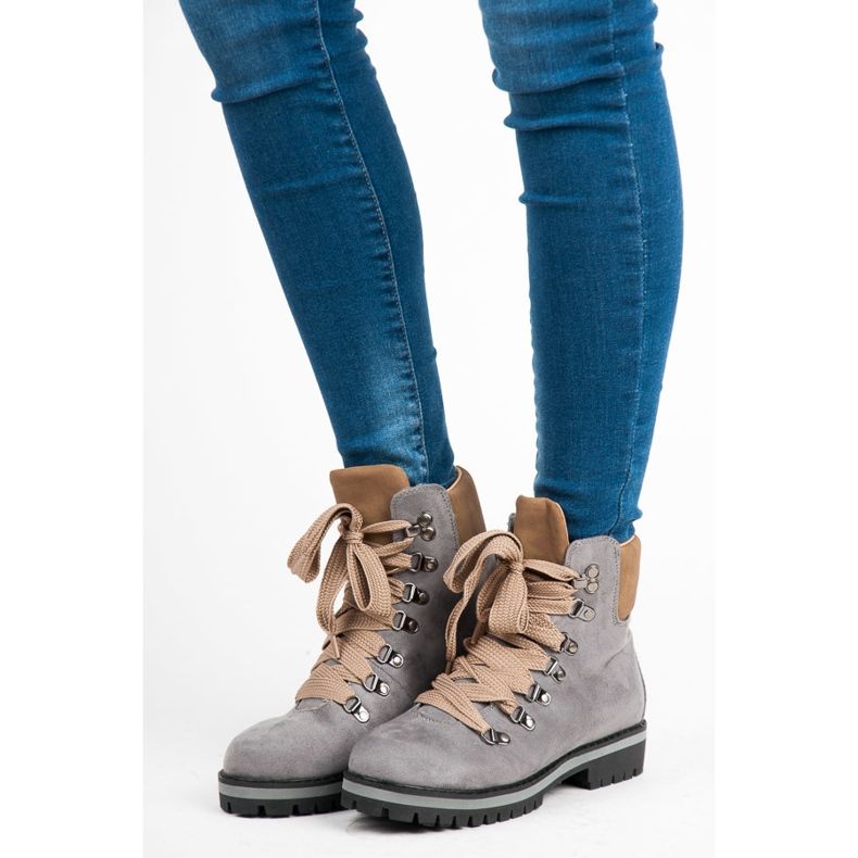 Vices Trappers din Suede gri închis 1