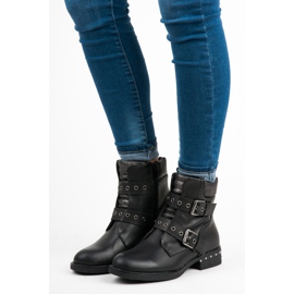 Erynn Muncitori la modă, prinși cu fermoar negru 2