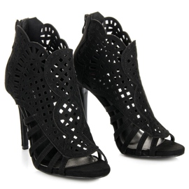 Seastar Sandale Ajurate Pe Un Slider negru 4