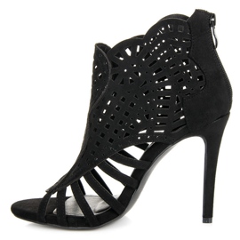 Seastar Sandale Ajurate Pe Un Slider negru 3