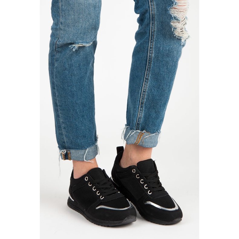 Seastar Pantofi sport de damă negru gri 1