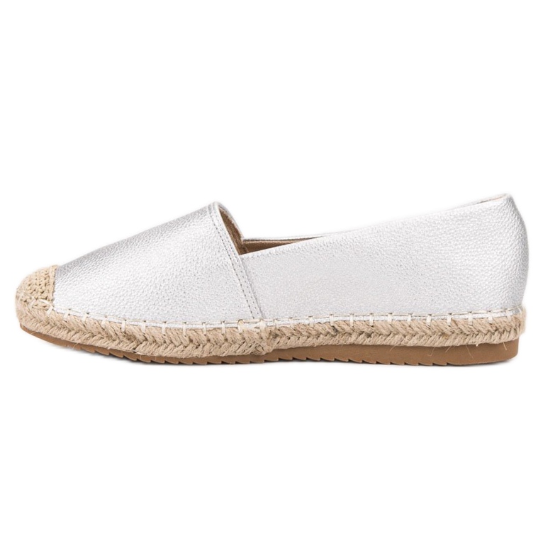 Primavera Espadrile de argint gri 1