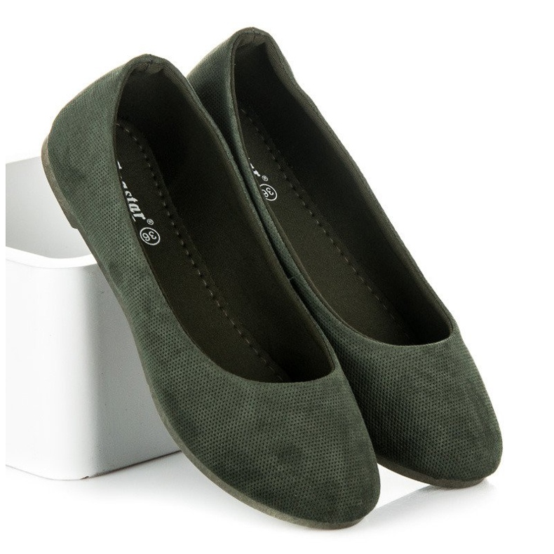 Seastar Balerine confortabile verde 1 Seastar Balerine confortabile verde 1