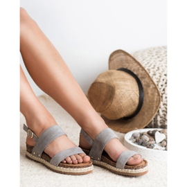 Bestelle Sandale Cu Sclipici maro gri 2