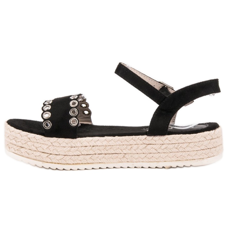 Nio Nio Sandale Espadrile Negre negru 1
