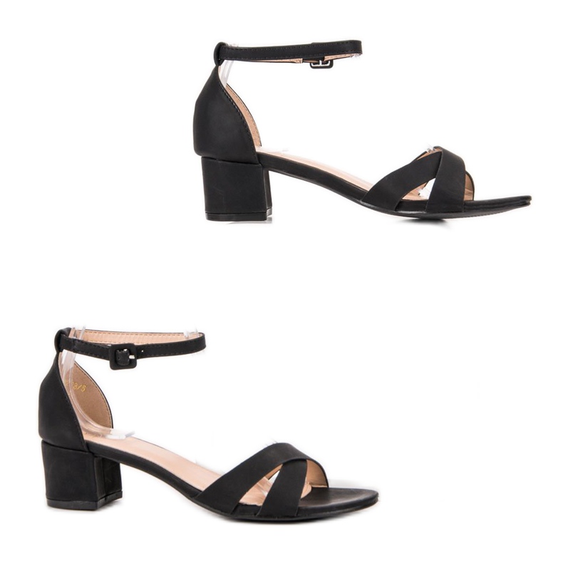 Sergio Todzi Sandale negre clasice negru 1