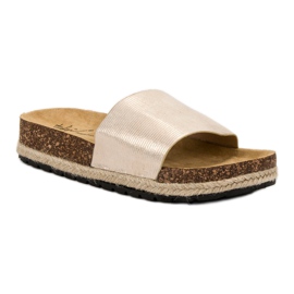 Sergio Todzi Papuci confortabili pentru femei galben 1