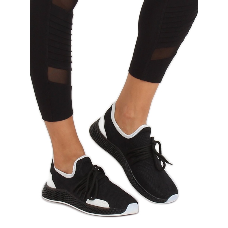 Pantofi sport negri B-6851 Negru 2