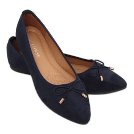 Balerini cu degetele de la picioare migdale bleumarin 8F58 DK.BLUE albastru marin 1 Balerini cu degetele de la picioare migdale bleumarin 8F58 DK.BLUE albastru marin 1