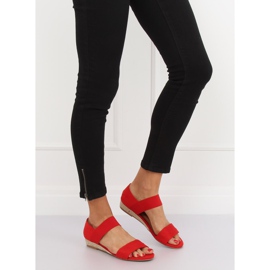 Sandale espadrile roșu 9R71 Roșu roşu 1