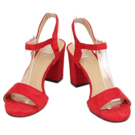 Sandale roșii pe stâlp FH-3M25 Roșu roşu 1