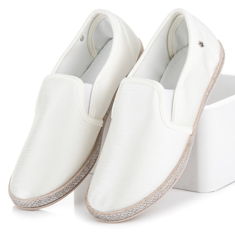 Balada Slip On Espadrilles alb 1