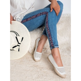 Mckeylor Espadrile deschise alb multicolor 2