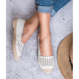 Mckeylor Espadrile deschise alb multicolor 1