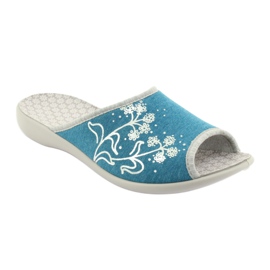 Pantofi de damă Befado pu 254D102 albastru 1