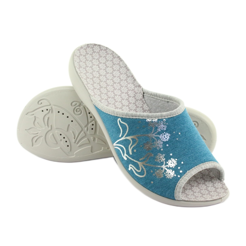 Pantofi de damă Befado pu 254D102 albastru 4