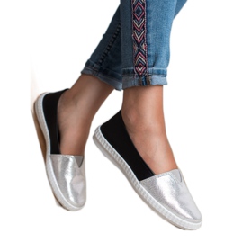 Mckeylor Adidași Slip On la modă negru gri 4