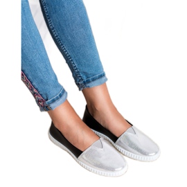 Mckeylor Adidași Slip On la modă negru gri 5