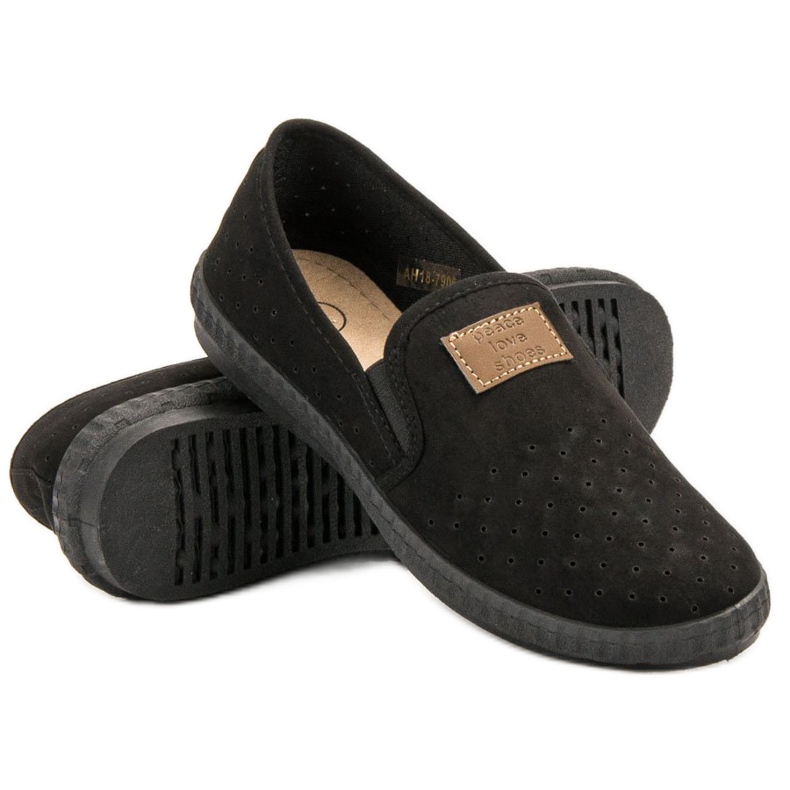 Mckeylor Adidași ajurati negru 1