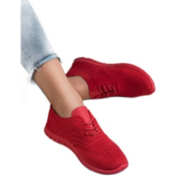 SHELOVET Pantofi sport textile roșu 1 SHELOVET Pantofi sport textile roșu 1
