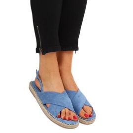 Sandale espadrile albastre YJ-2M12 Albastru 3