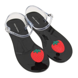 Meliski negru K-3700 Flip-flops negru multicolor 3