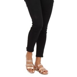 Sandale espadrile șampanie SM007 Șampanie roz 2
