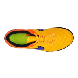 Pantofi de fotbal Nike Tiempo Rio Ii Tf Jr 631524-858 multicolor portocale 1 Pantofi de fotbal Nike Tiempo Rio Ii Tf Jr 631524-858 multicolor portocale 1