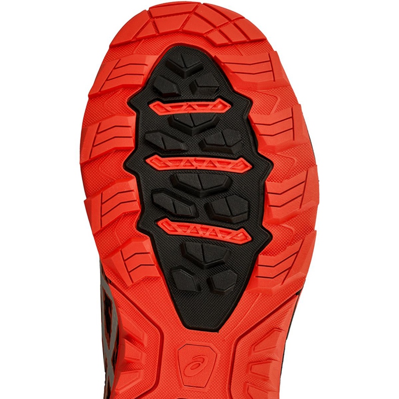 Pantofi de alergare Asics Gel-FujiTrabuco 5 M T6J0N-9023 negru portocale 1
