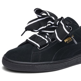 Puma Suede Heart Satin Ii W 364084 01 negru 2